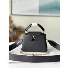 Louis Vuitton CAPUCINES MINI M59065 black JK5984Pu45