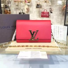Louis Vuitton CHAIN LOUISE GM M51631 red JK1736nU55
