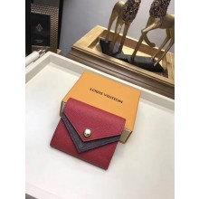 Louis Vuitton CRUISE 2017 DOUBLE V COMPACT WALLET M64419 Red JK514dN21