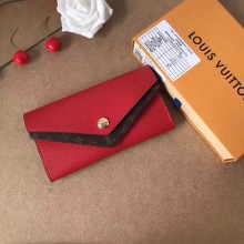 Louis Vuitton CRUISE 2017 DOUBLE V WALLET M64317 Red JK501FA31