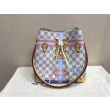 Louis Vuitton Damier Azur Canvas original bag neonoe M44020 JK2038rJ28