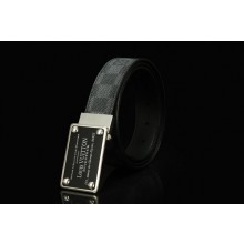 Louis Vuitton Damier Graphite Canvas Belt LV2066 JK2886Wi77