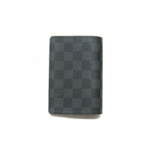 Louis Vuitton Damier Graphite Passport Cover wallet N60031 JK709vN22