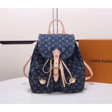 Louis Vuitton Denim Backpack M44460 blue JK1261fJ40