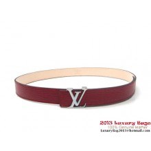 Louis Vuitton Epi Leather Belts M9606V Red JK2935CD62
