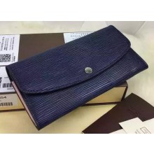 Louis Vuitton Epi Leather EMILIE WALLET M60854 Indigo JK619sY95