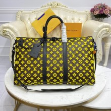 Louis Vuitton KEEPALL BANDOULIERE 50 M45069 yellow JK13uk46