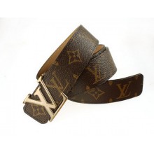 Louis Vuitton Monogram Canvas Belt LV207 Shiny Gold JK2884fo19