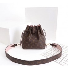 Louis Vuitton Monogram Canvas NOE POUCH M43445 pink JK1376rf73