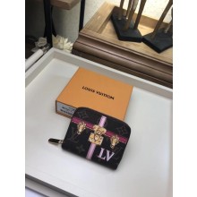 Louis Vuitton Monogram Canvas Original leather ZIPPY Wallet M62617 JK439JD28