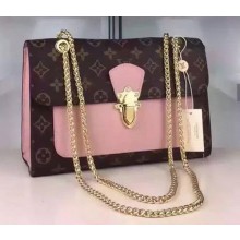 Louis Vuitton Monogram Canvas PALLAS CHAIN Bag M41731 Pink JK2376nS91