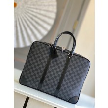 Louis Vuitton Monogram Canvas Porte-Documents Voyage M40225 black JK5892Af99