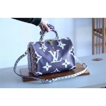 Louis Vuitton Monogram Canvas Speedy 30 M40391 dark blue JK1517pB23