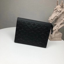 Louis Vuitton Monogram Eclipse POCHETTE VOYAGE MM M61692 Black JK460oK58