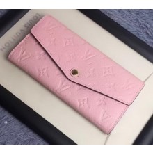 Louis Vuitton Monogram Empreinte WALLET M60565 Pink JK589Mc61