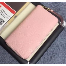 Louis Vuitton Monogram Empreinte ZIPPY WALLET M60571 Pink JK598gN72