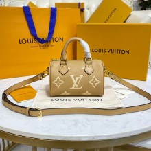 Louis Vuitton NANO SPEEDY M81457 Arizona Beige JK5601KX86