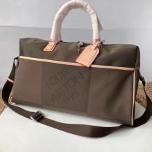 Louis Vuitton Original KEEPALL M93071 grey JK1094uU16