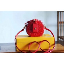 Louis vuitton original MINI BOITE CHAPEAU SOUPLE M44699 red JK1167uT54