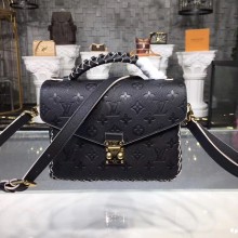 Louis vuitton original mongram empreinte POCHETTE METIS M43942 Noir JK1544hI90