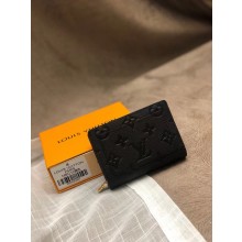 Louis Vuitton Original Monogram Empreinte CLEA WALLET M80152 black JK159uU16