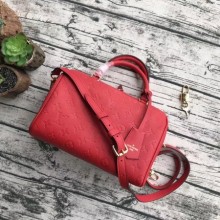 Louis Vuitton Original Monogram Empreinte Speedy 42401 Red JK1998rh54