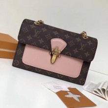 Louis vuitton original monogram victoire M41730 pink JK1681dV68