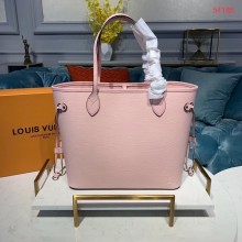 Louis Vuitton Original Neverfull Epi Leather MM 54185 pink JK1251Lp50
