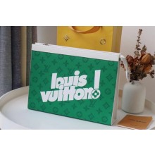 Louis Vuitton POCHETTE VOYAGE MM M61692 GREEN JK351hT91
