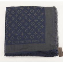 Louis Vuitton Scarves Cotton LV6724B Navy blue JK3819Xw85