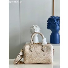 Louis Vuitton SPEEDY BANDOULIERE 20 M46163 Pale Beige JK5697Va47