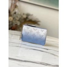 Louis Vuitton Mahina Iris Wallet XS M67499 Women's Mahina Leather Calf  Leather Wallet (tri-fold) Magnolia | eLADY Globazone