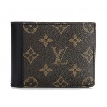 Replica 2012 Louis Vuitton Monogram Macassar Canvas Gaspar Wallet M93801 JK692sA83