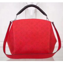 Replica Louis Vuitton Calfskin Leather Babylone PM M50031 Red JK2334BJ25