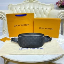 Replica Louis Vuitton Canvas BUMBAGS M40298 BLACK JK5724Vi77