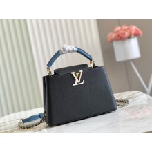 Replica Louis Vuitton CAPUCINES BB M59653 Black JK5827hD86