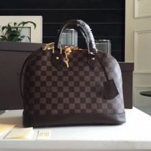 Replica Louis Vuitton Damier Ebene Canvas ALMA PM N53151 JK2184ij65