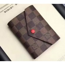 Replica Louis Vuitton Damier Ebene Canvas VICTORINE WALLET N41659 JK581Fi42