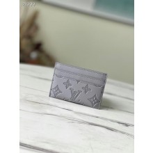 Replica Louis Vuitton DOUBLE CARD HOLDER M81381 Anthracite gray JK21DY71