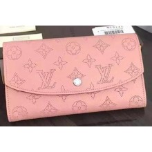 Replica Louis Vuitton Mahina Leather IRIS Wallet M60144 Pink JK680Jw87