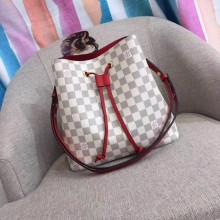 Replica Louis vuitton original Damier Azur NEONOE N44022 red JK1287hD86