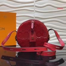 Replica Louis vuitton original Monogam vernis BOITE CHAPEAU SOUPLE M53999 red JK1245Yn66