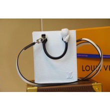 Replica Louis Vuitton PETIT SAC PLAT M80168 white&black JK335ED66