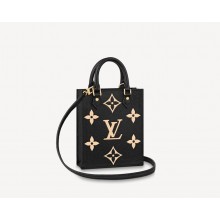 Replica Louis vuitton SINCE 1854 PETIT SAC PLAT M80449 Black JK509BJ25