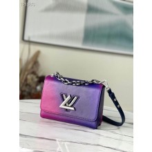 Replica Louis Vuitton TWIST MM M59894 Gradient Blue JK5802sA83