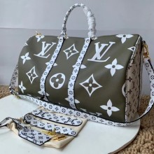 Replica Top Louis Vuitton Original KEEPALL 50 M44590 Khaki JK1173Cq58