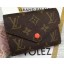 AAAAA Imitation Louis Vuitton Monogram Canvas Victorine Wallet M62360 Orange JK568Sy67
