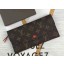 Best 1:1 Louis Vuitton Monogram Canvas Emilie Wallet M60696 Rose JK571eT55