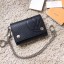 Best Louis Vuitton RIVETS CHAIN Wallet 63518 Black JK423kr25