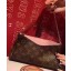 Best Quality Louis Vuitton Monogram Canvas PALLAS CLUTCHES M41638 Pink JK2450xb51